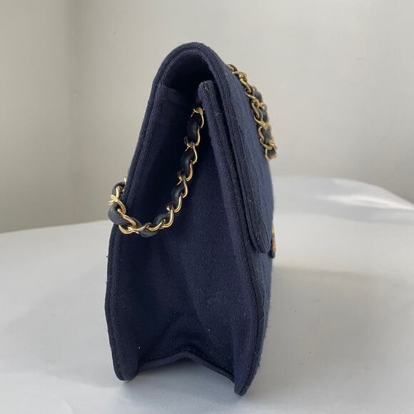 Vintage Chanel shoulder shoulder bag half flap - Picture 4 of 8